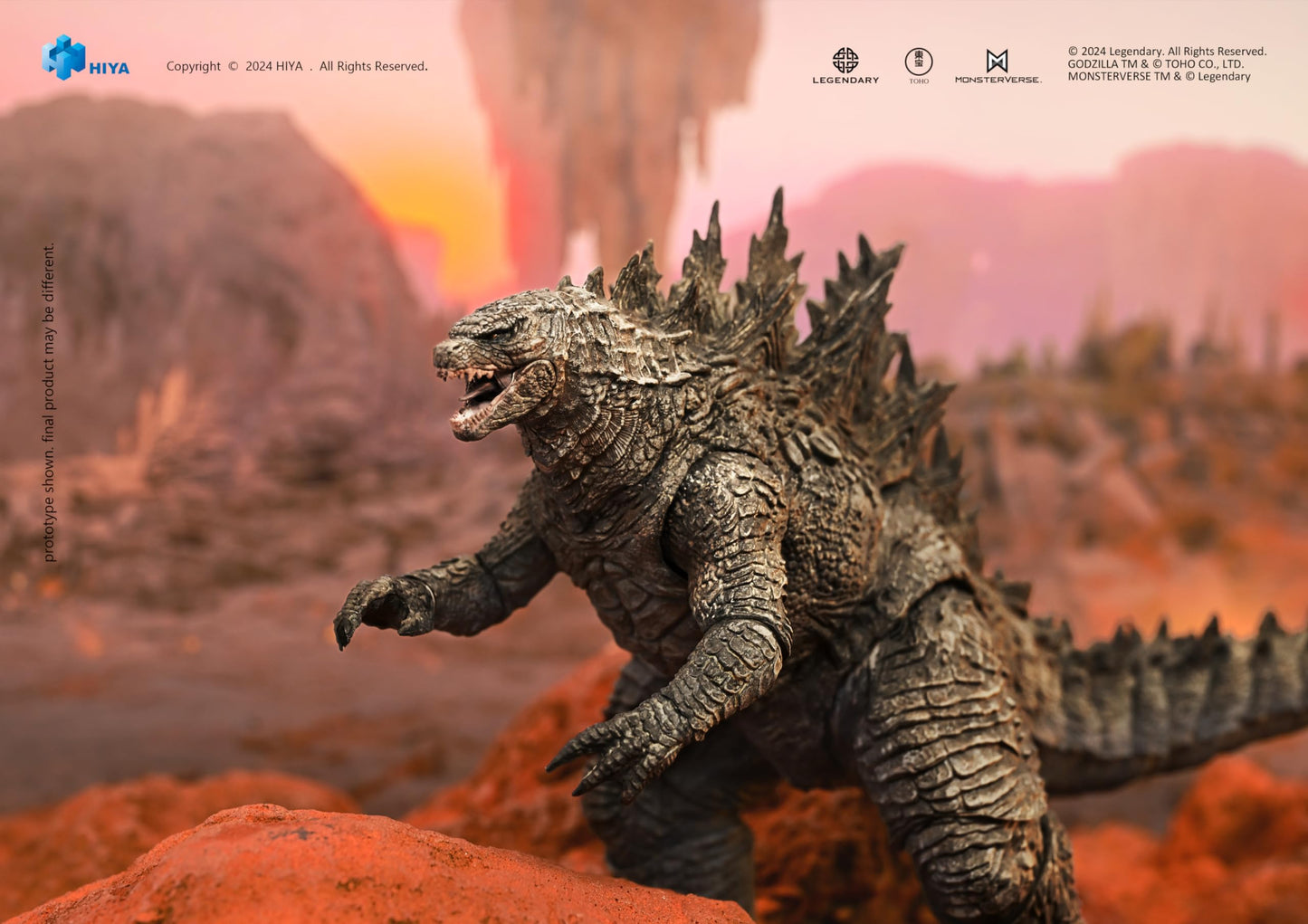 Hiya Toys Godzilla x Kong: The New Empire - Godzilla Re-Evolved Exquisite Series Previews limited availability Action Figure