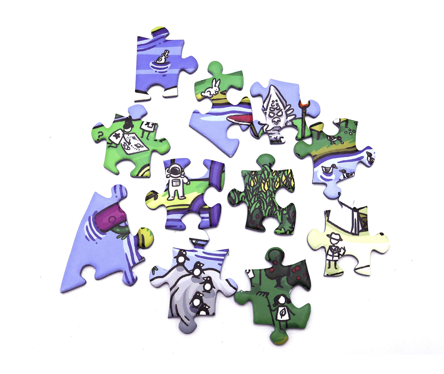 Magic Puzzle Company 1000-Piece Jigsaw Puzzle - The Happy Isles, 28 x 21" Paper Puzzle, Model BGZ111371