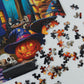 Springbok 1000 Piece Haunted Halloween Jigsaw Puzzle - Large Cardboard - Unique Cut Pieces - Model 33-11298