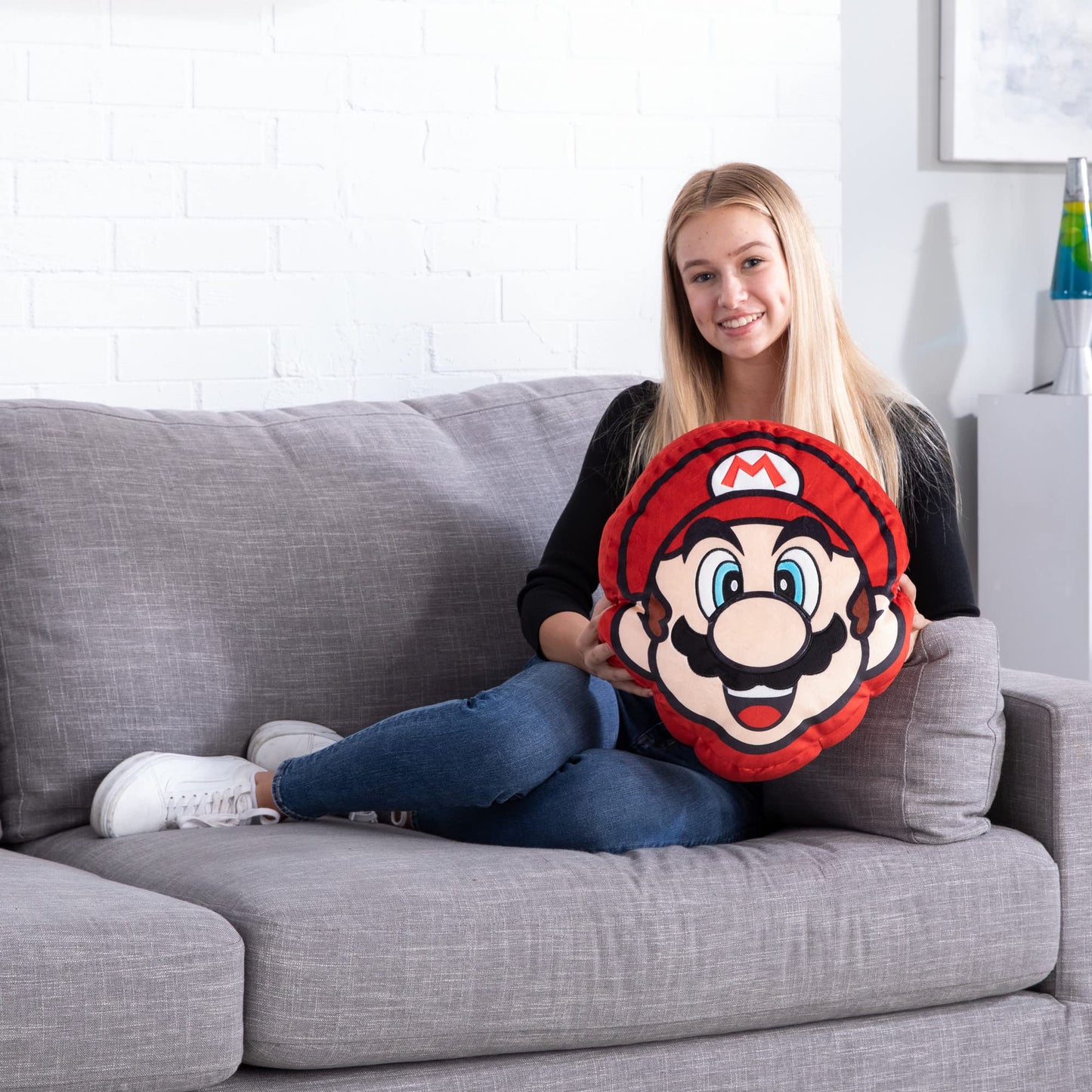 Club Mocchi- Mocchi- Nintendo Super Mario Plush - Mario Plushie - Collectible Squishy Plushies - 15 Inch