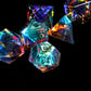 Udixi Prism Glass Dice Set 7Pcs Rainbow Glass Dnd Dice With Gift Box For Dungeons And Dragons D&D Table Games (Medusa)