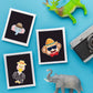 24 Sheets Make Your Own Animals Stickers Make A Face Stickers For Kids Toddlers With Safaris Sea And Fantasy Animals Diy Craft S