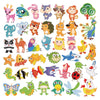 Acsaummy Diamond Art Stickers, 60Pcs Animals Diamond Arts Paintings Stickers Kits For Kids 5D Diy Diamond Dots Painting Self-Adh