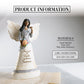 Pavilion Gift Company - Friends Are Gifts To Treasure - 8' Ebony African American Angel Figurine Religious Bestie Bff Best Friend God Jesus Lover Christian Christ Gift Present