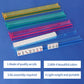 Gustaria All-In-One Tile Rack & Pusher, Clear Acrylic Mahjong Combo, Modern American Majiang Tile Set Of 4, Multi Color