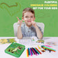 Fruit Scented Markers Set 57Pcs With Glitter Dinosaur Pencil Case & Stationery, Art Supplies For Kids Ages 4-6-8, Art Coloring K