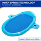 SwimWays Spring Float enhanced SunCatcher Pool Lounge Chair with Hyper-Flate Valve  Blue