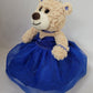 KINNEX COLLECTIONS SINCE 1997 12'' Quince Anos Last Doll Teddy Bear with Dress (Centerpiece) ~ ARC09832-15 (Royal Blue)