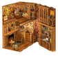 Fsolis Diy Book Nook Kit, Diy Dollhouse Miniature Kit Diy Home Decor Bookshelf Decorative Books Eternal Bookstore Bookshelf Insert Miniature House Kit Book Nook Kits For Adults (Ys05)