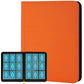 Trading Card Binder 9 Pocket  GERMUN PU Cover Card Binder for 360 Cards  enhanced Trading Card Holder Folders  Double Sided Pocket Card Album for MTG  TCG (Orange)