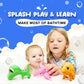 Splashez Mold Free Bath Toys For Babies & Toddlers, Dinosaur No Hole Bath Toys For Kids, Toddler Gift, No Mold Bathtub Water Dino Set For Kids, Pool, Bpa-Free, Fun, Infant Ages 1 3 6 12 18 Months
