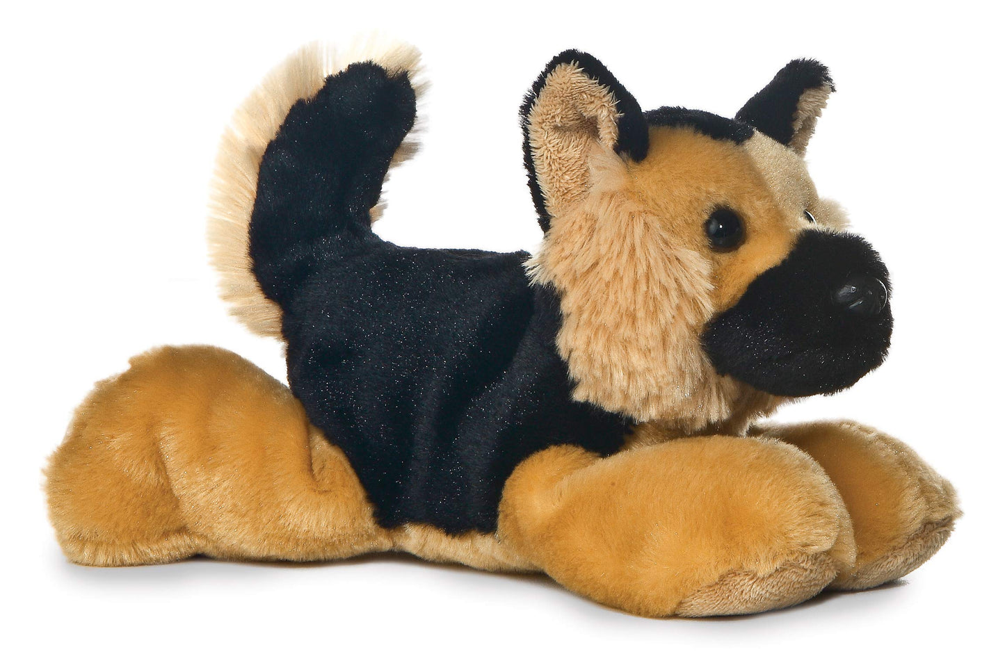 Aurora® Mini Flopsie™ Shep™ Stuffed Animal, Black, 8 Inches, Polyester, Model 30540 - Perfect for Kids, Toddlers, and Families
