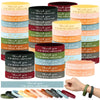 Sieral 120 Pcs Motivational Wristbands Bulk for Student Inspirational Rubber Bracelets Gift Thank You Being Awesome Band for Cla