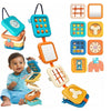 Kidology Montessori Busy Board For Toddlers | 8 In 1 Sensory Activity Busy Cube Travel Toy For 1-3 Year Old Boys & Girls | Fine 