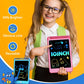 Tekfun 2 Pack Lcd Writing Tablet For Kids, 10 Inch Blue+Pink Doodle Board Drawing Board Reusable Drawing Tablet With Lanyard, Ed