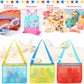 MARFOREVER 3 Pack Beach Toys Mesh Beach Bag Seashell Bag Sand Toy Shell Collecting for Holding Shells Swimming Pool Storage with