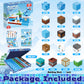 Graceduck Magnetic Blocks - 100Pcs Magnetic Blocks Build Frozen Castle - Magnetic Toys For Montessori Toddler Christmas Birthday Gifts - Stem Sensory Toys For 3 4 5 6 7 8 9 10 Year Old Girls