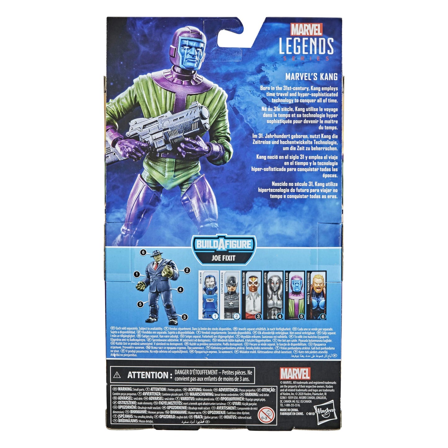 Marvel Legends 6-inch Kang Action Figure Toy, Multicolor, Plastic, Model E9980, Ages 4 and Up