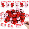 32 Pack Valentines Day Cards with Bear Plush Toys, Valentine s Classroom Exchange Prizes Gifts for Kids Boys Girls, Valentines 