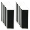 Haisalin Fingerboard Grip Tape, 60Pcs 38Mmx110Mm Foam Adhesive Tapes For Fingerboards, Black