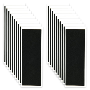 Haisalin Fingerboard Grip Tape, 60Pcs 38Mmx110Mm Foam Adhesive Tapes For Fingerboards, Black