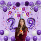 Naninuneno 29Th Birthday Decorations For Girls, Purple 29 Happy Birthday Balloons Supplies Including Purple Happy Birthday Banne