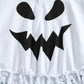 Wasaigood Infant Baby Halloween Cloak Toddler Kids Girls Boys Ghost Hooded Cosplay Clothes White Halloween Poncho Cape (White,5-