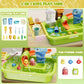 Wee Wonders 3 In 1 Play Sink With Running Water, Play Kitchen Sink Toy With Electric Faucet/Play Food/Pool Toys/Fishing Game, Pr