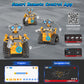 Karei Robot Building Kit - 3 in 1 Excavator & Garbage Truck, 700 Pcs, Remote Control, Plastic, Medium, Yellow, Model A1001