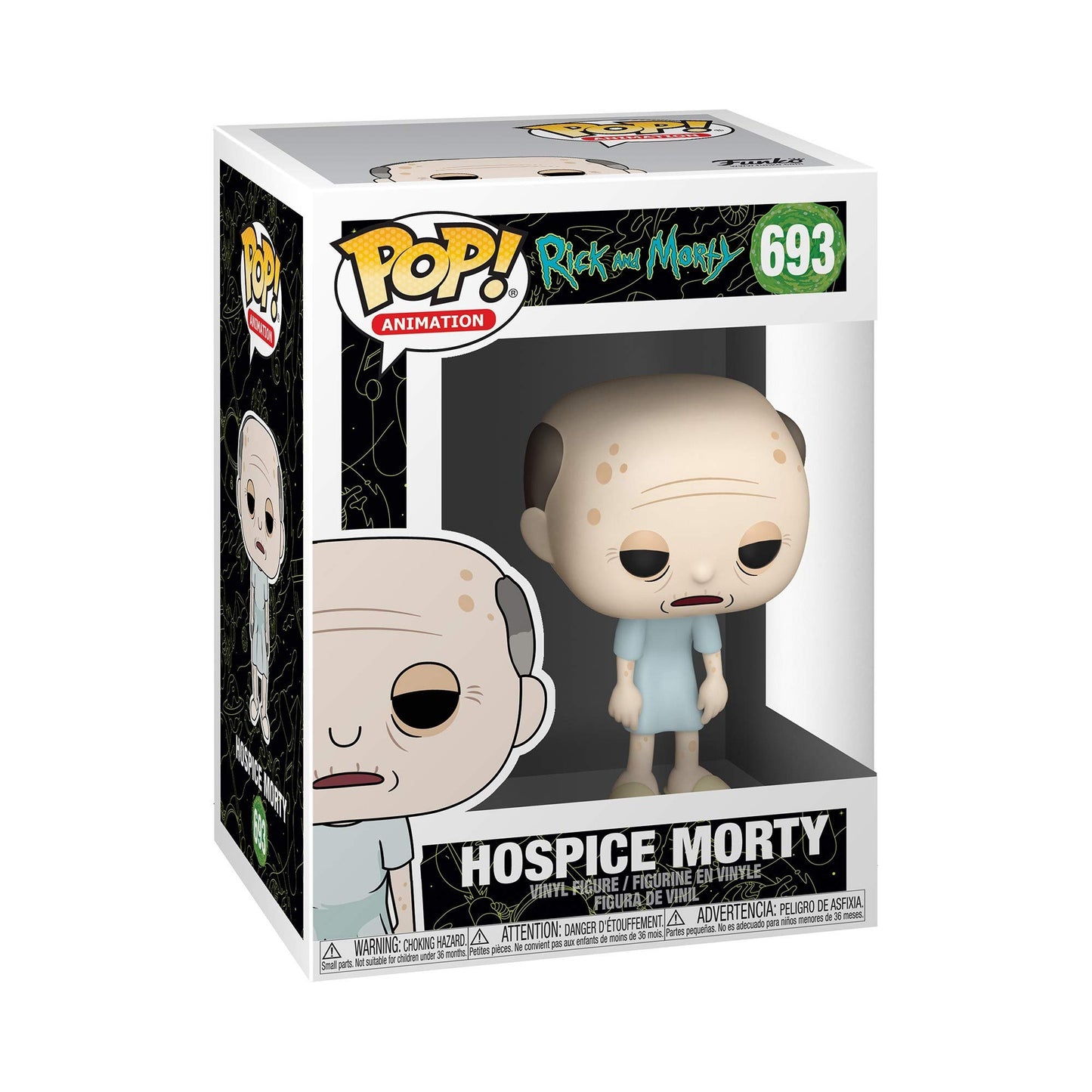 Funko Pop! Animation: Rick And Morty - Hospice Morty, Multicolour