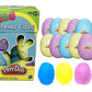 Dough Filled Plastic Eggs- 10 Pack of 1 Oz Colorful Kids Doh- Play & Mold to Fun Dough Shapes -Candy Alternative for Bunny Baske