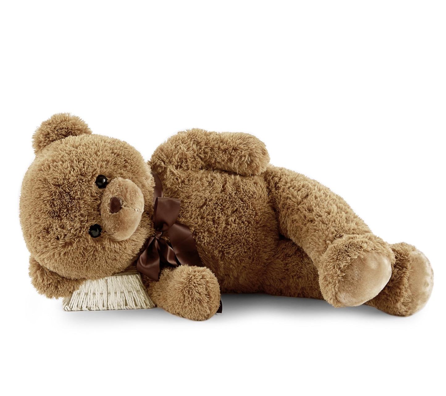 Yunnasi Big Teddy Bear Stuffed Animal 35 Inches Giant Stuffed Bear Gift For Girlfriend Children On Birthday Valentine'S Day Christmas, Brown