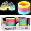 Plastic Coil Spring, Glow-In-The-Dark Magic Rainbow Slingy, Party Favor, Birthday Bag Filler, Stocking Stuffers, 3' (80Mm) (2-Pack)