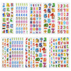 24 Sheets(300+) 3D Puffy Stickers For Toddlers Kids, Bulk Preschool Sticker Sheets For Reward, Craft, Scrapbooking (Number And L