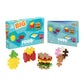 Plus Plus - Big Activity Set, Food, 50 Piece - Construction Building Stem Toy, Interlocking Large Puzzle Blocks For Toddlers And