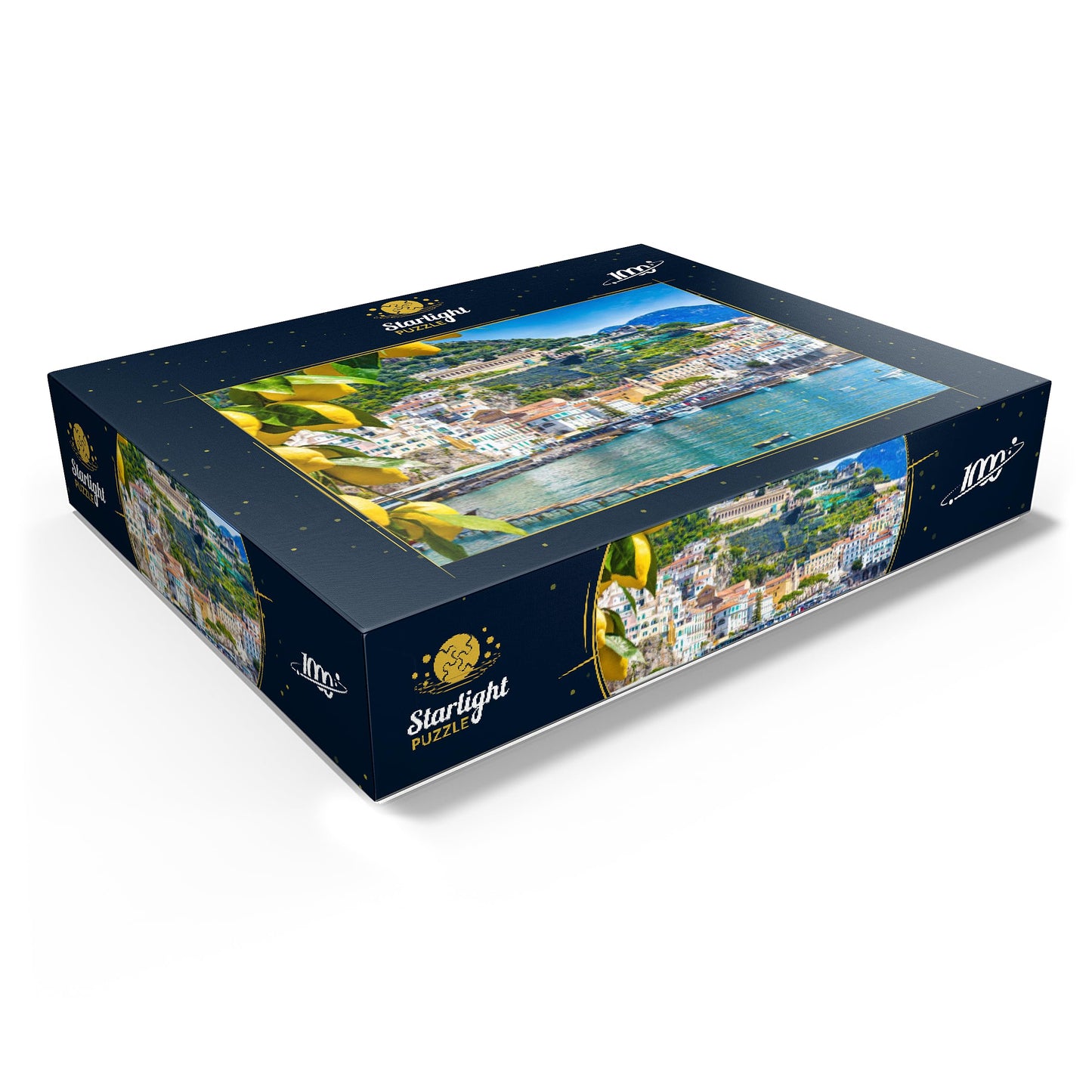 Mypuzzle Panoramic View Of Beautiful Amalfi On Hills Leading Down To The Coast, Campania, Italy - Premium 1000 Piece Jigsaw Puzz