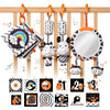 Tumama Black And White Baby Toys, High Contrast Baby Tummy Time Toys, Newborn Soft Books Mirror Rattles, Montessori Sensory Toys 0-12 Months, Hanging Infant Toys For Carseat Stroller Play Mat Crib