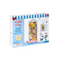 Hands Craft DIY Miniature Kit - Hello Kitty Town Square, 1:12 Scale, Wood, TGBH01, LED Lights, Perfect Gift for Fans