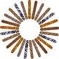 25 Pieces Animal Print Wristband Wild Animal Slap Bracelets Assorted Safari Print Slap Bracelet Deer Leopard Tiger Slap Bracelet