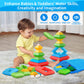 Hieoby Montessori Toys - 30Pcs Building Blocks, Educational STEM Sensory Gifts for Toddlers Age 1-4, Multicolor, 7"x9"x3.7"