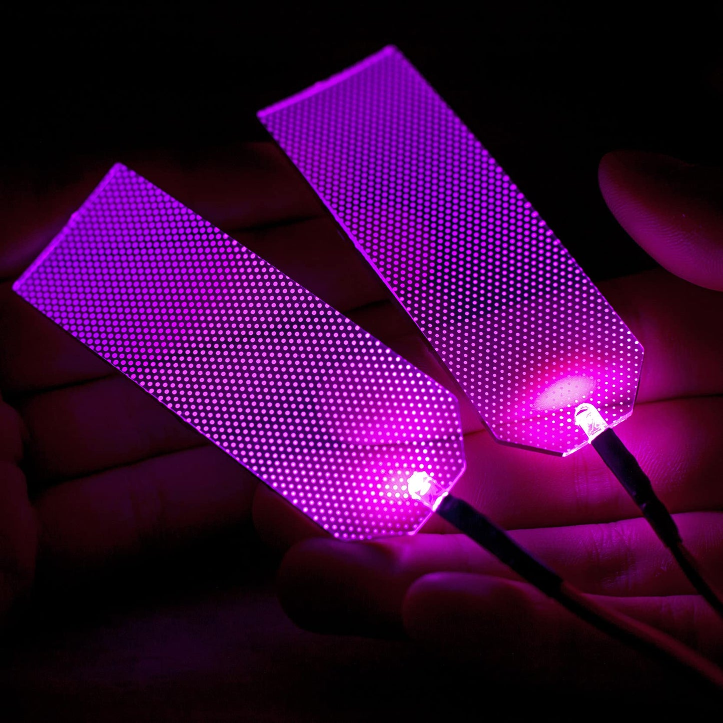 mlnyitus Flexible Helmet led Light Decorations led Lights Flexible Cosplay DIY kit Decorations RGB Superhero for Men Gifts Pink