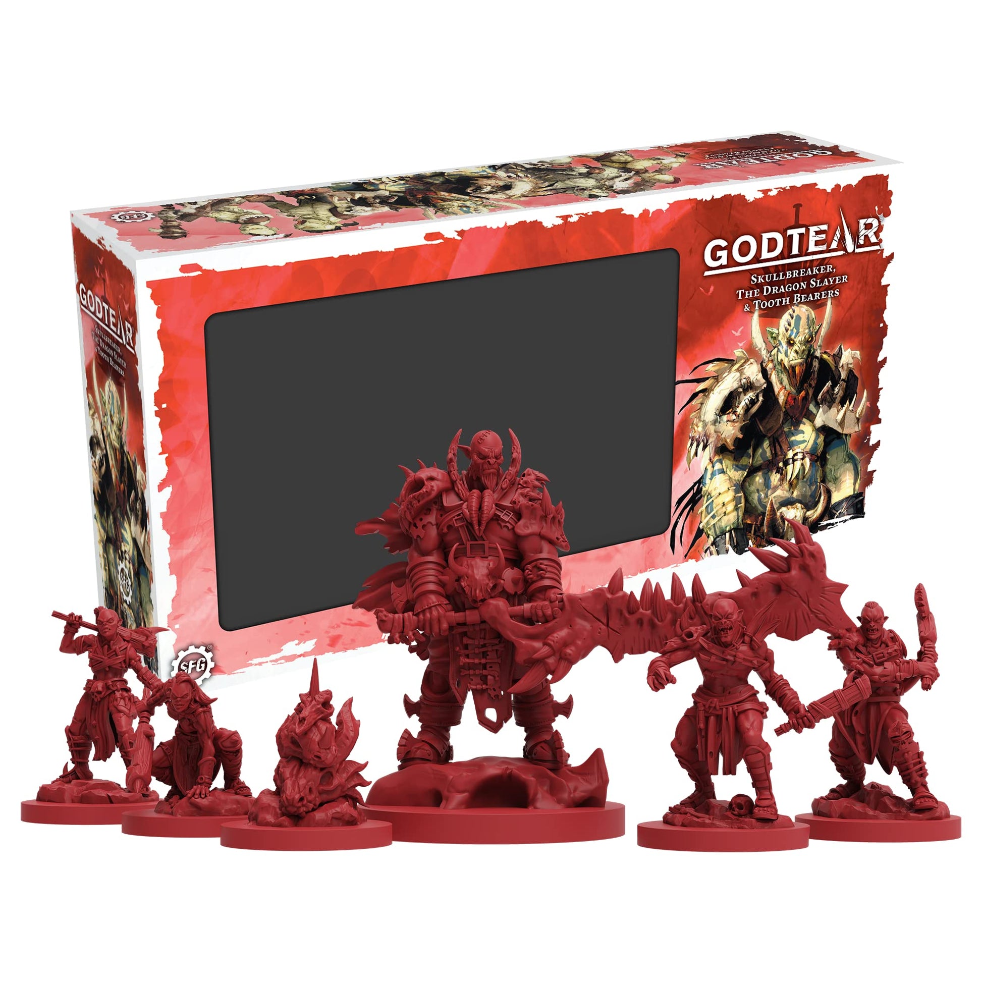 GodTear Skullbreaker  The Dragon Slayer  Champions Set