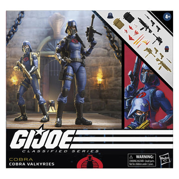 G.I. Joe Cobra Valkyries Action Figures, Deluxe Pack of 2, 6 inch, Multicolor, F66795L0, 25 Accessories