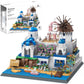 Apostrophe Games Santorini Building Block Set - 1372 Pieces - Plastic - Multicolor - Medium Size - Landmark Model for Kids and Adults