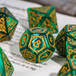 Poludie Dice DND, Polyhedral Dice Set(7 Pcs) D&D Dice with Leather Dice Bag for Dungeons and Dragons Role Playing Dice Games RPG