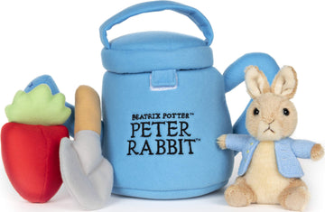 Gund Beatrix Potter Peter Rabbit Easter Basket Plush Playset, 5 Pieces, 6''