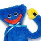 Poppy Playtime Huggy Wuggy Plush Doll - Collectible Toy For All Ages (19' Smiling Huggy Wuggy)