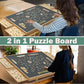 Ykhallybee 1500 Pieces Felt Puzzle Board With 4 Drawers, Cover, 2 In 1 Puzzle Board With Adjustable Tilting Stand, Portable Jigs