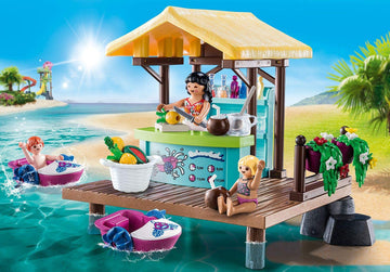 Playmobil Paddle Boat Rental - Multicoloured Plastic Model 70612