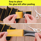 Hasefam 40Pcs Fingerboard Foam Grip Tape, Quality Wooden Board Strong Adhesive Foam Anti Slip Stickers Black Mini Skateboard Gri